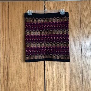 Sweater Knit Mini Skirt